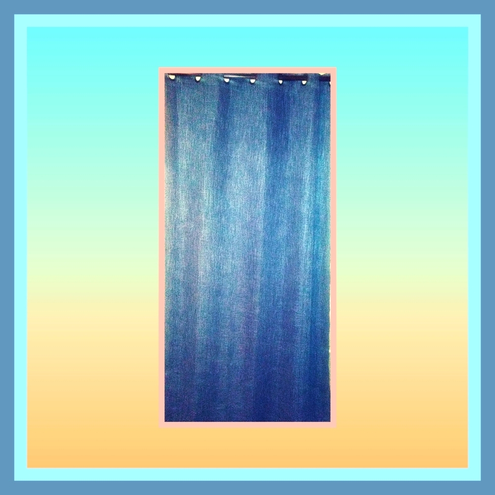 ⭐🌷Better Homes 🏡and Gardens🌱 Blue Curtain Panel